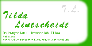 tilda lintscheidt business card